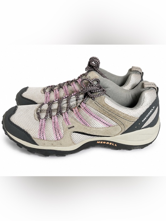 Merrell Shoes - Merrell Women’s Outdoor Hiking Trail Shoes Pewter Lace-Up Comfort Size 11